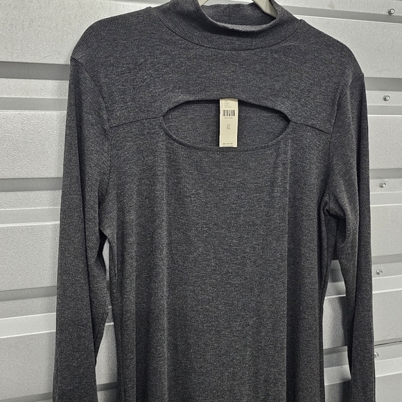 Nwt Anthropologie Bordeaux Cut-Out Midi Dress - Picture 4 of 9